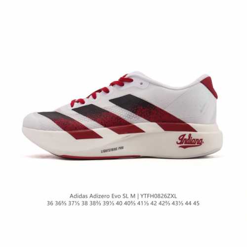 Adidas Adizero Evo Sl Sporty, Comfortable, Non-Slip, and Wear-Resistant Low-Top