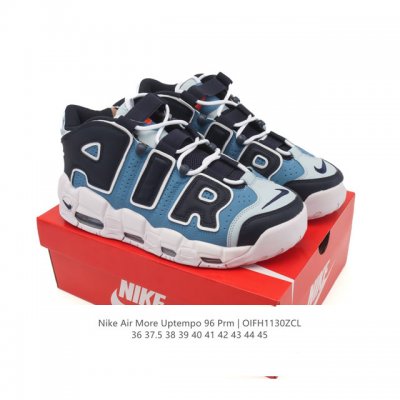 Nike Air More Uptempo '96 Pippen Full-Length Air Cushion Men's and Women's Spor