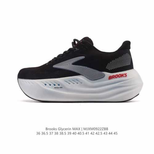 New, company-grade Brooks Glycerin Max: A comfortable, height-boosting shoe! Th