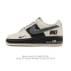 Nike Air Force 1 '07 Low, a versatile, platform, low-top white sneaker with cus