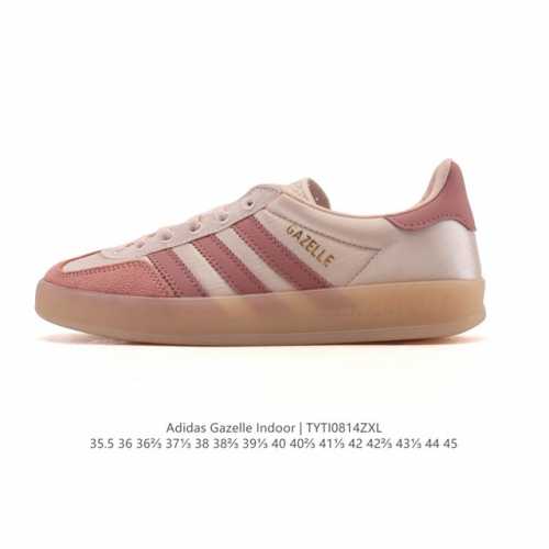 Adidas Originals Gazelle Indoor Retro Trefoil Non-slip Transparent Rubber Sneak