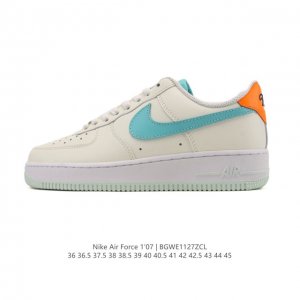 Nike Air Force 1 '07 Low, a versatile, platform, low-top, casual athletic sneak