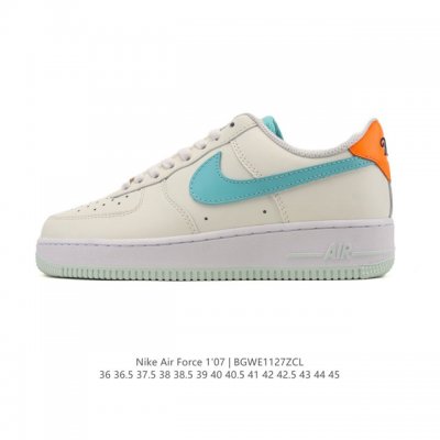 Nike Air Force 1 '07 Low, a versatile, platform, low-top, casual athletic sneak