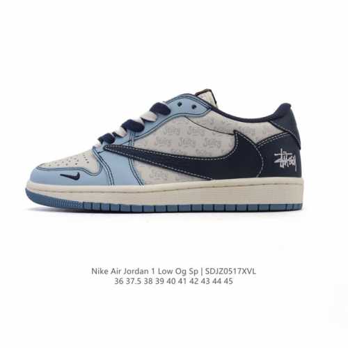 Company-Level Genuine Nike Air Jordan 1 Low Og Sp Military Blue Aj1 Joe 1 Revers