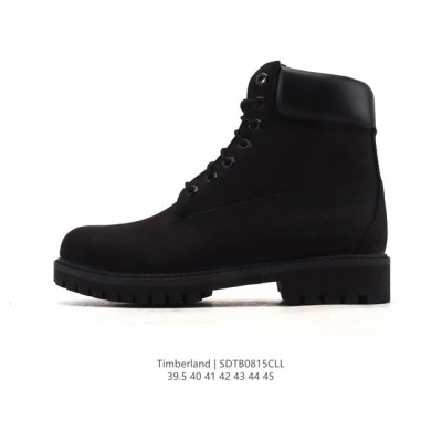 Corporate-grade Timberland high-top Martin boots, a classic, durable boot made