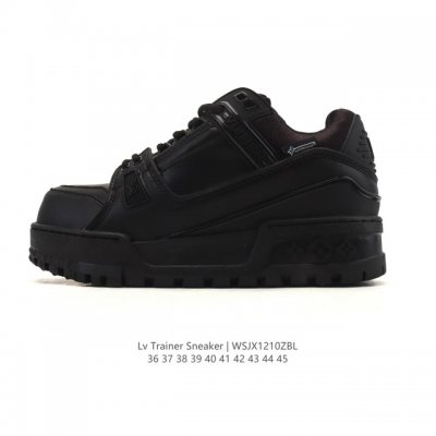 Louis Vuitton Trainer Sneaker Low, a stylish and trendy platform sneaker for me