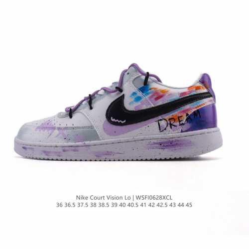 Corporate Nike Court Vision Low Campus Style Retro Basketball Sneakers Men's an