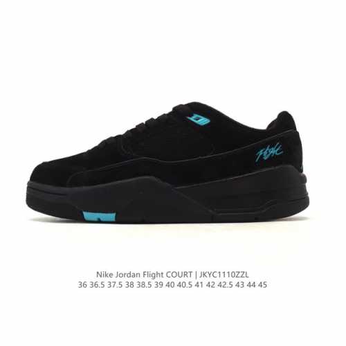 Nike Jordan Flight Court Fashionable Casual Non-Slip Durable Low-Top Sneakers R