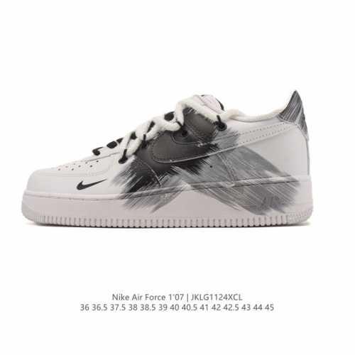 Company-grade Nike Air Force 1 '07 Low, 2025 new style, thick-soled, height-inc