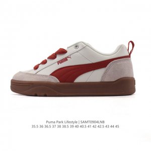 Puma men's and women's sneakers, developed from the original paper last, featur