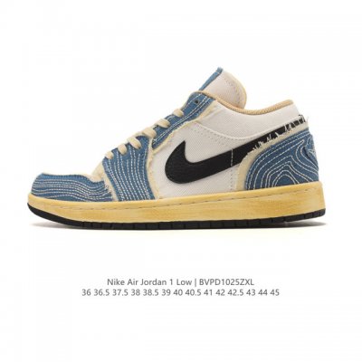 Nike Air Jordan 1 Low AJ1, a low-top retro-style casual basketball shoe. Inspire