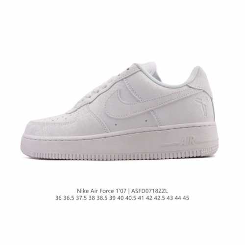 Nike Air Force 1 '07 Low, a cushioned white sneaker from 2025, the Year of the S