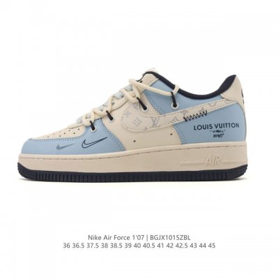 Nike Air Force 1 '07 Low, a low-top white sneaker with air cushioning, featuring