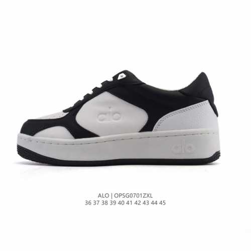 Alo Yoga Recovery Mode Comfortable and simple white shoes, non-slip and wear-res