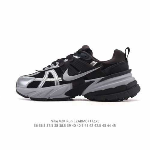 The Nike V2K Run shock-absorbing, non-slip retro low-top running shoe is a popul