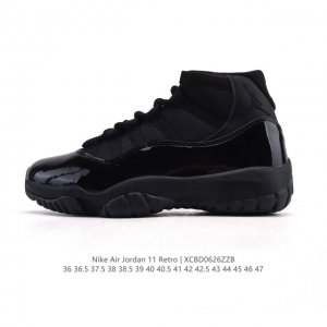 Nike Air Jordan 11 Retro Men's and Women's Sports Shoes Aj11 Classic design, lo