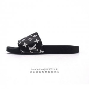 llouis Vuitton Waterfront Mule Slides Printed Summer Fashion Wear Indoor And