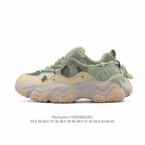 Fila Fusion thick-soled, versatile sneakers for men and women. A century-old Ita