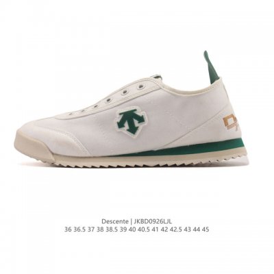 Special offer on Descente's unisex low-top canvas sneakers, a summer hit that ca