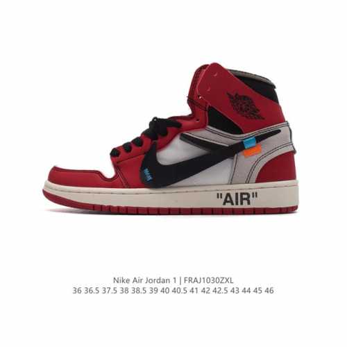 OFF-WHITE x Nike Air Jordan 1 Retro High OG UNC AJ1 1 aj1 1 Air Jordan 1 UNC Zi