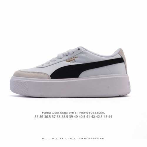 Special Price Puma Oslo Maja Wn's 2025 New White Shoes Thick Sole Heightened Spo