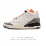 Nike Air Jordan 3 Retro Series, a mid-top basketball shoe featuring the reverse