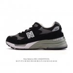 Corporate-level New Balance 992 Retro style, simple, classic, comfortable, vers