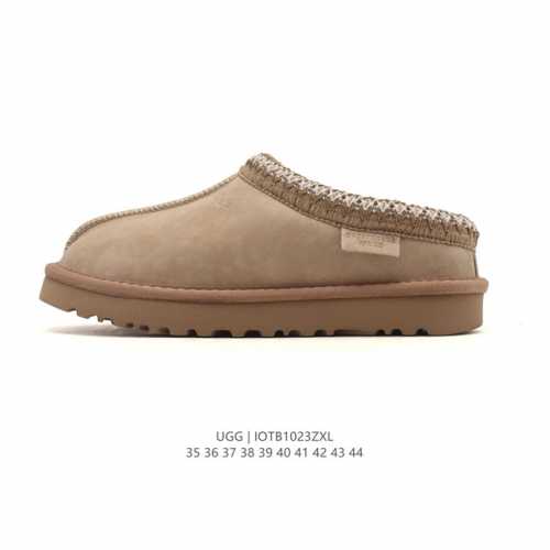 Autumn/Winter New Ugg Cotton Slippers, Fleece-Lined Thick Snow Boots, Retro Wome