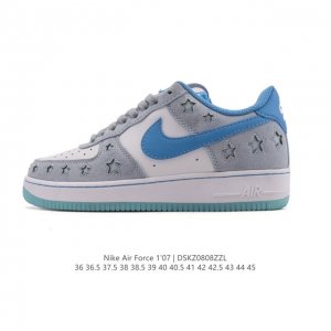 Nike Air Force 1 '07 Low White Air Force One Shoes with Air Cushioning, a Gucci