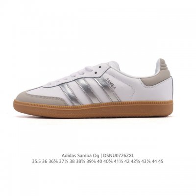 Adidas Originals Samba Og Shoes Classic White Sneakers T-Toe Shoes for Men and W