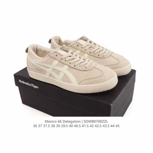 Genuine ASICS Mexico 66 Delegation casual fashion sports shoes are upgraded wit