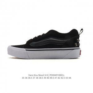 Vans Knu-Skool Vr3 Lx loafers with leather upper. The Campbell's Julian series l