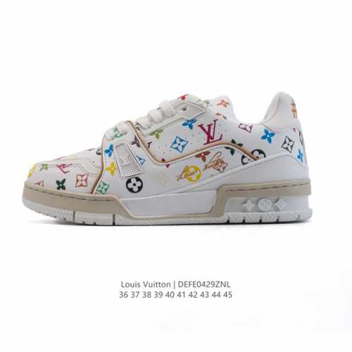 Louis Vuitton Lv 2025 3DLogo LvLouis Vuitton Trainer Sneaker Low 36-45 Defe0429