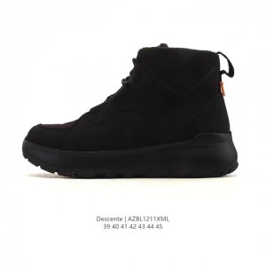 New Product: Descente Cron Racer Casual High-Top Sneakers, Men's Design. The Des