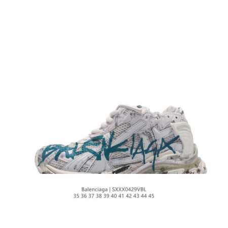 Balenciaga 1:1 , - balenciaga Runner Sneaker White Dark Grey Red 2.0 772 - Click Image to Close