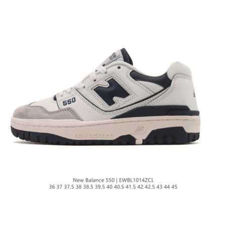 New Balance 550 Retro Versatile Basketball Shoes, Stylish Men's and Women's Spor - Click Image to Close