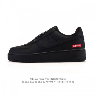 Authentic Nike Air Force 1 '07 Low, a versatile, low-top, thick-soled, height-en