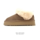 Ugg cotton snow boots, playful and cute with a versatile design and large fur co