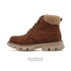 Company Grade Authentic Ugg Retro Men's High-Top Sneakers, Fur-lined Trendy Boo