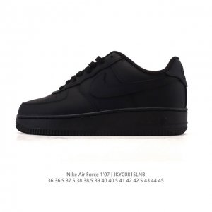 Fully split leather Nike Air Force 1 '07 Low, cushioned white sneakers. 2025 ne