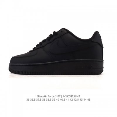 Fully split leather Nike Air Force 1 '07 Low, cushioned white sneakers. 2025 ne