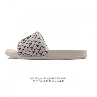 New Mlb slippers, unisex, 25-year-old sports beach shoes, retro monogrammed, fu