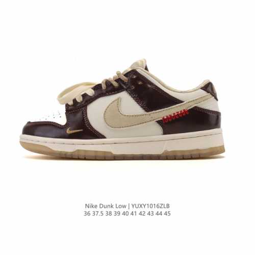 Authentic Nike SB Dunk Low Pro unisex retro sneakers. Featuring a soft leather u