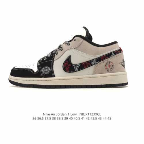 Genuine Nike Air Jordan 1 Low AJ1 (Company Grade) - Retro-inspired casual baske