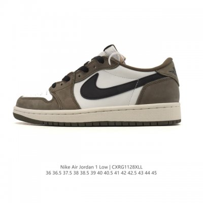 Genuine Nike Air Jordan 1 Low AJ1 (Company Grade) - A retro-inspired casual bas