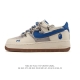 Company-grade Nike Air Force 1 '07 Low, 2025 new deconstructed double-lace-up p