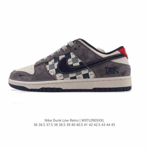 Corporate Nike Dunk Low Retro Sneakers. A classic '80s basketball shoe, origina