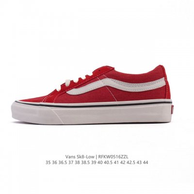 Vans Sk8-Low Classic Style Xiaohongshu Hot-Selling Low-Top Casual Canvas Splicin