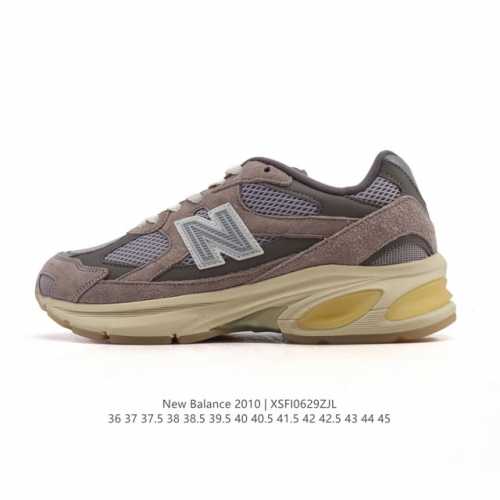 Corporate New Balance 2010 British-made distressed shoes, solid color velvet sn