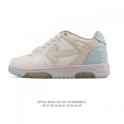 Company-level exclusive real-life photos of Off-White Out Of Office low-top lac